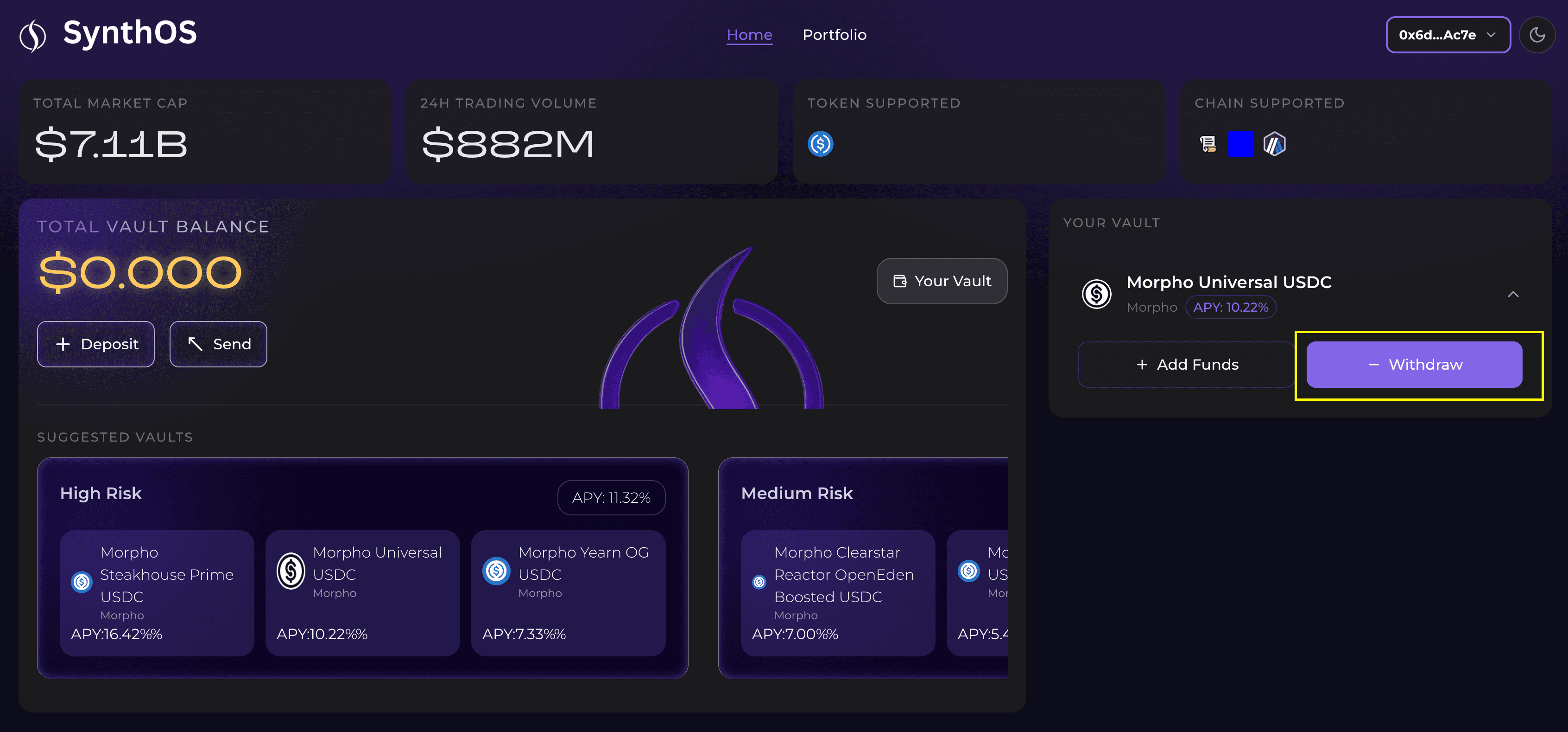 Withdraw from Position